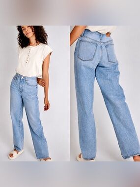 Madewell Women's Baggy Straight Leg Jeans